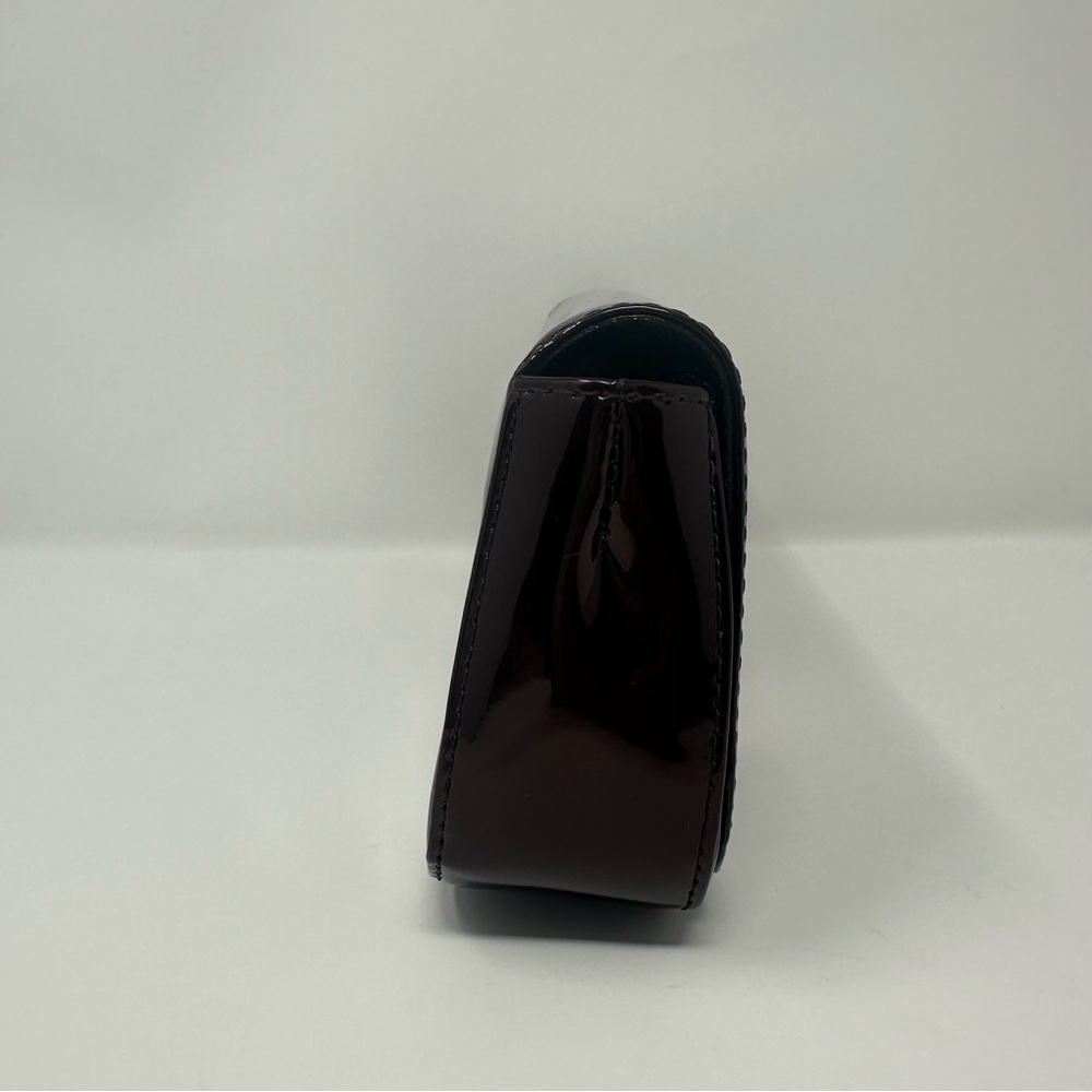Louis Vuitton Dark Burgundy Clutch with Gold Logo - Picture 3 of 16